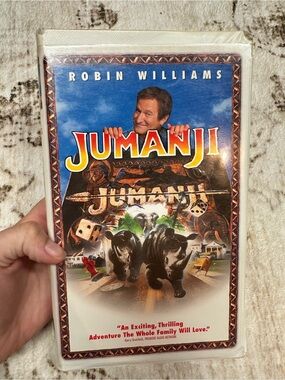 Jumanji (VHS, 1996,Clam Shell Case) Robin Williams